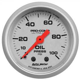Ultra-Lite® Mechanical Oil Pressure Gauge